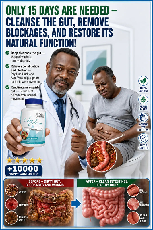 15 DAYS CLEANS Advanced Gut Cleanse Detox